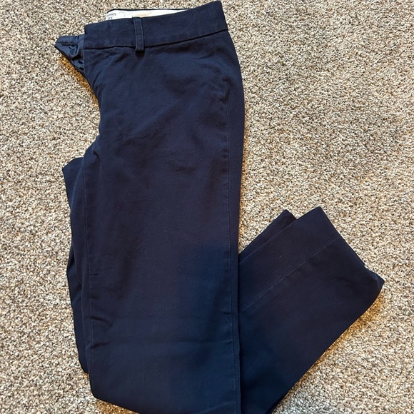 Crown and Ivy navy blue stretchy tapered dress pants - Picture 2 of 4